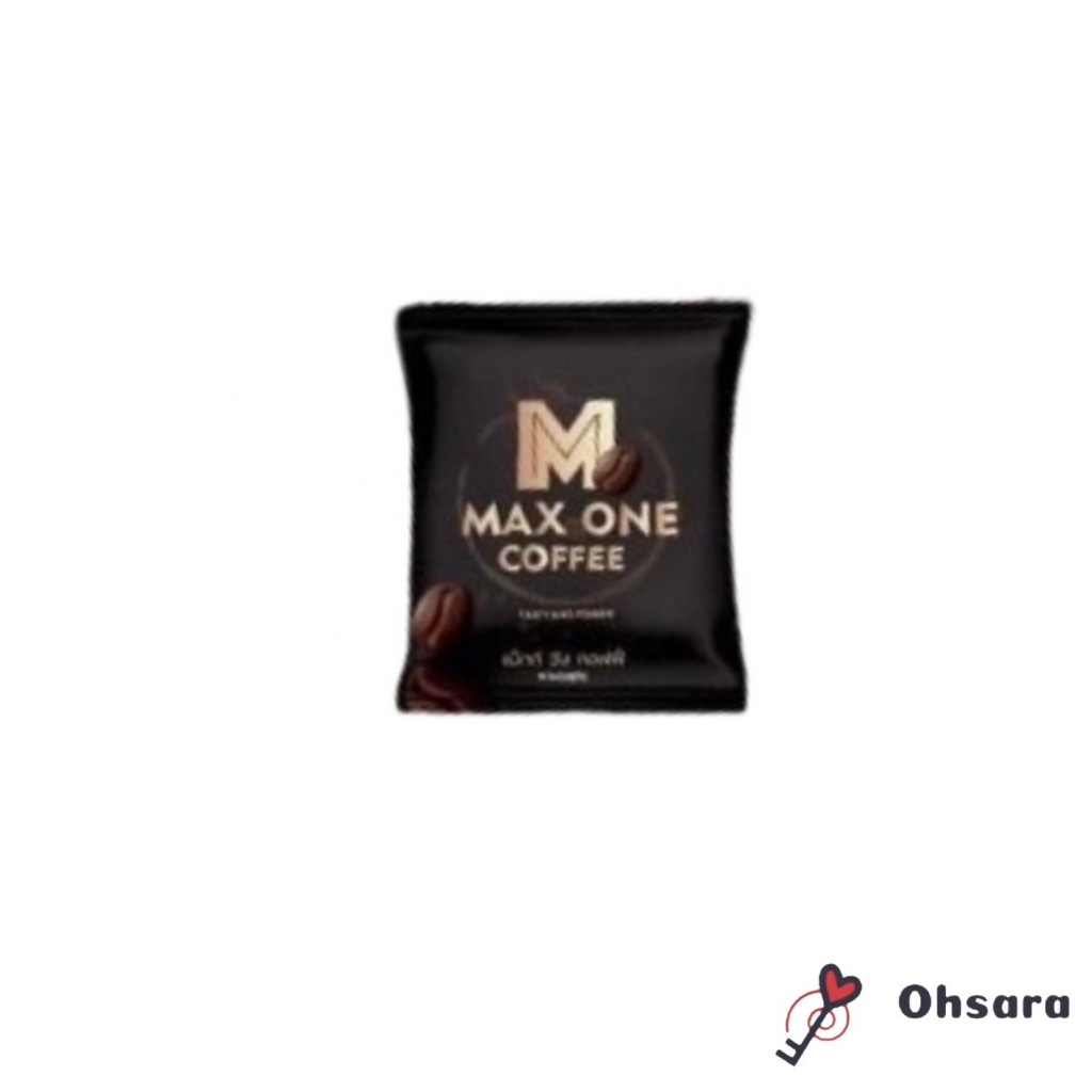 (แบ่งขาย 1 ซอง) Maxone Coffee แม็กซ์ วัน คอฟฟี่ กาแฟ