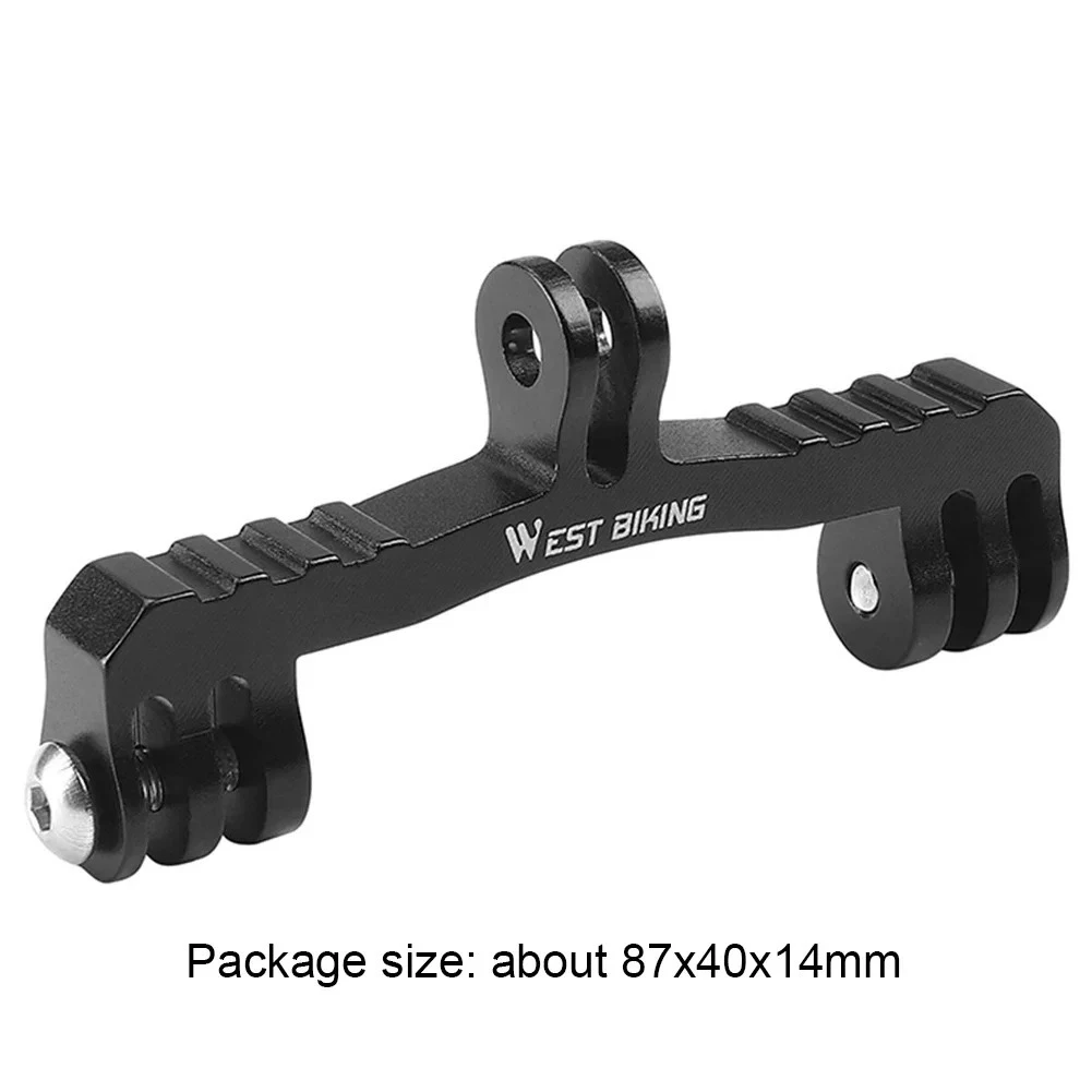 เม้าท์อะแดปเตอร์ยึดไมค์/ไฟฉาย/กล้อง Gopro ติดจักรยานแบบปรับมุมได้ Mount Bike Computer Holder Adapter for Gopro Garmin thumbnail 4