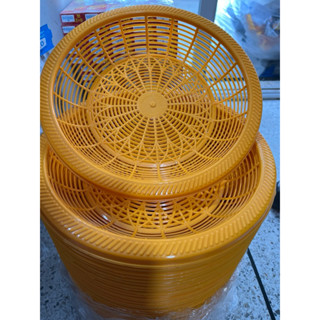 ตะกร้าเหลือง ตะกร้าใส่ผ้าอาบน้ำฝน ตะกร้าเอนกประสงค์ ตะกร้าสั…