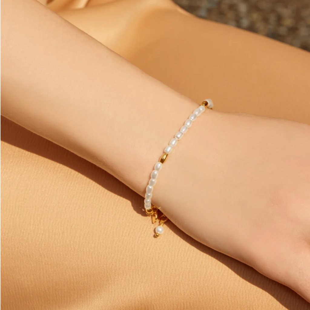 SHEPENDENCE سوار LUXE Bella بلؤلؤ المياه العذبة — صورة 2