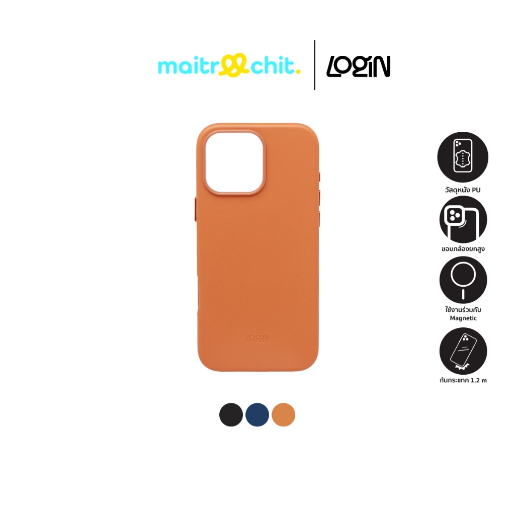 Login รุ่น Neocraft เคสสำหรับ iPhone 16 / 16 Pro / 16 Pro Max