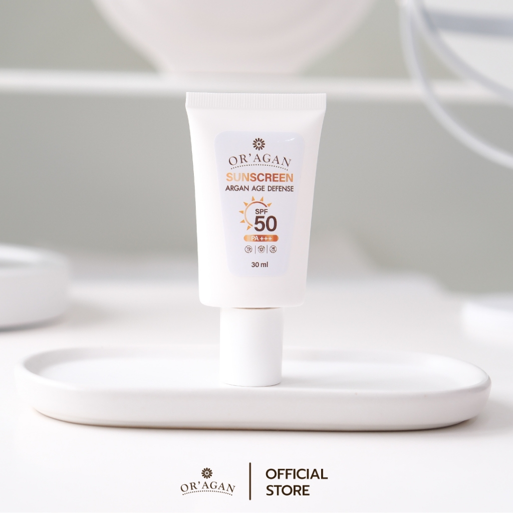 อออาร์แกน พร้อมส่ง!! กันแดดอาร์แกน 30 ml. SPF 50 PA +++ กันแดด กันแดด กันน้ำ กันเหงื่อ กันแสงสีฟ้า