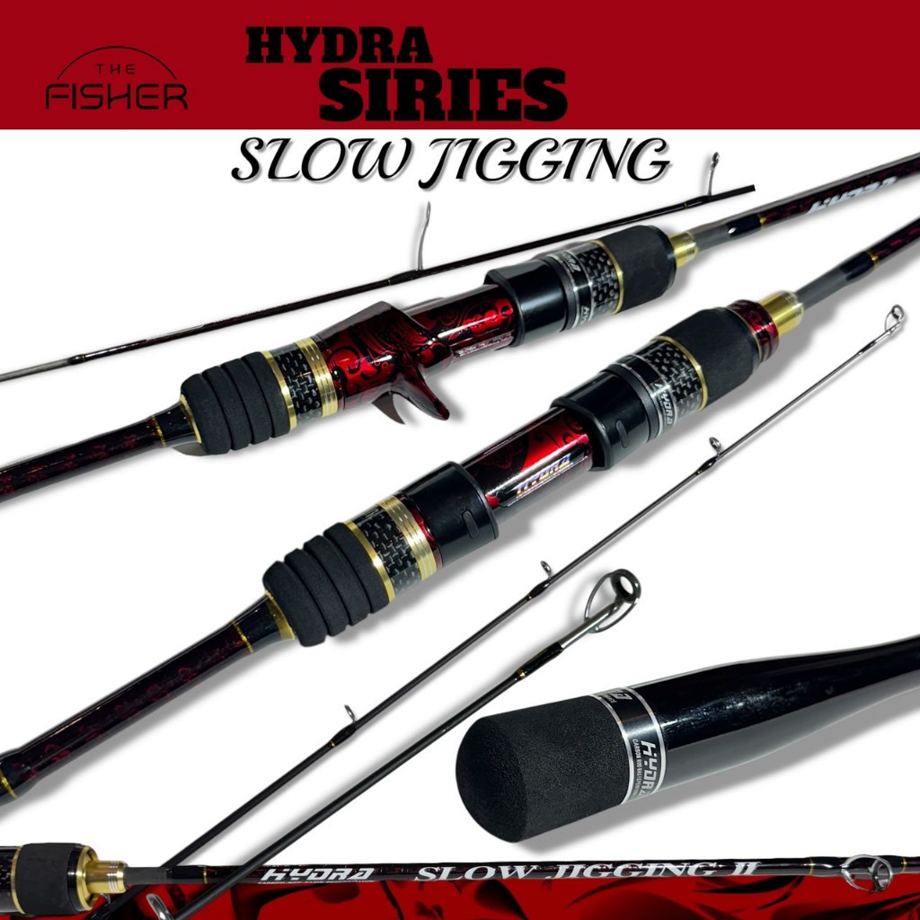 A02 HYDRA SLOW Jiging Series PE1-3 ไกด์ FUJI  (6 ฟุต ต่อโคน)