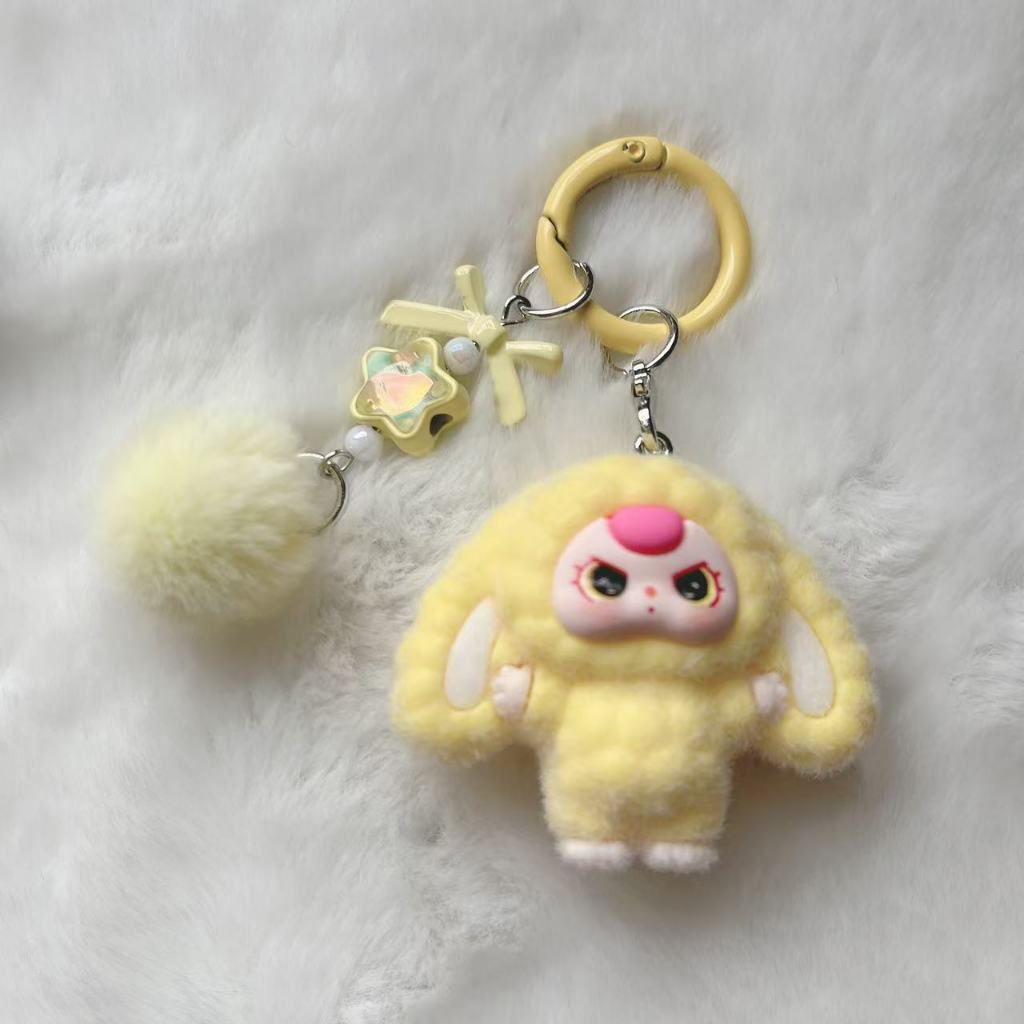 โซ่โทรศัพท์มือถือ Baby Three สายคล้องโทรศัพท์ โทรศัพท์เชือกเส้นเล็กลูกปัดโทรศัพท์พวงกุญแจโซ่ป้องกันการสูญหาย