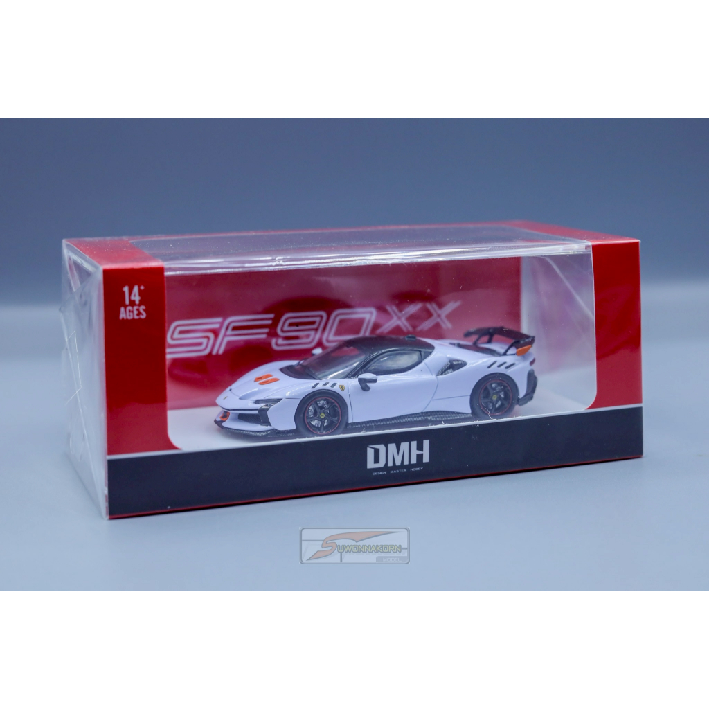 DMH 1/64 Ferrari SF90XX White