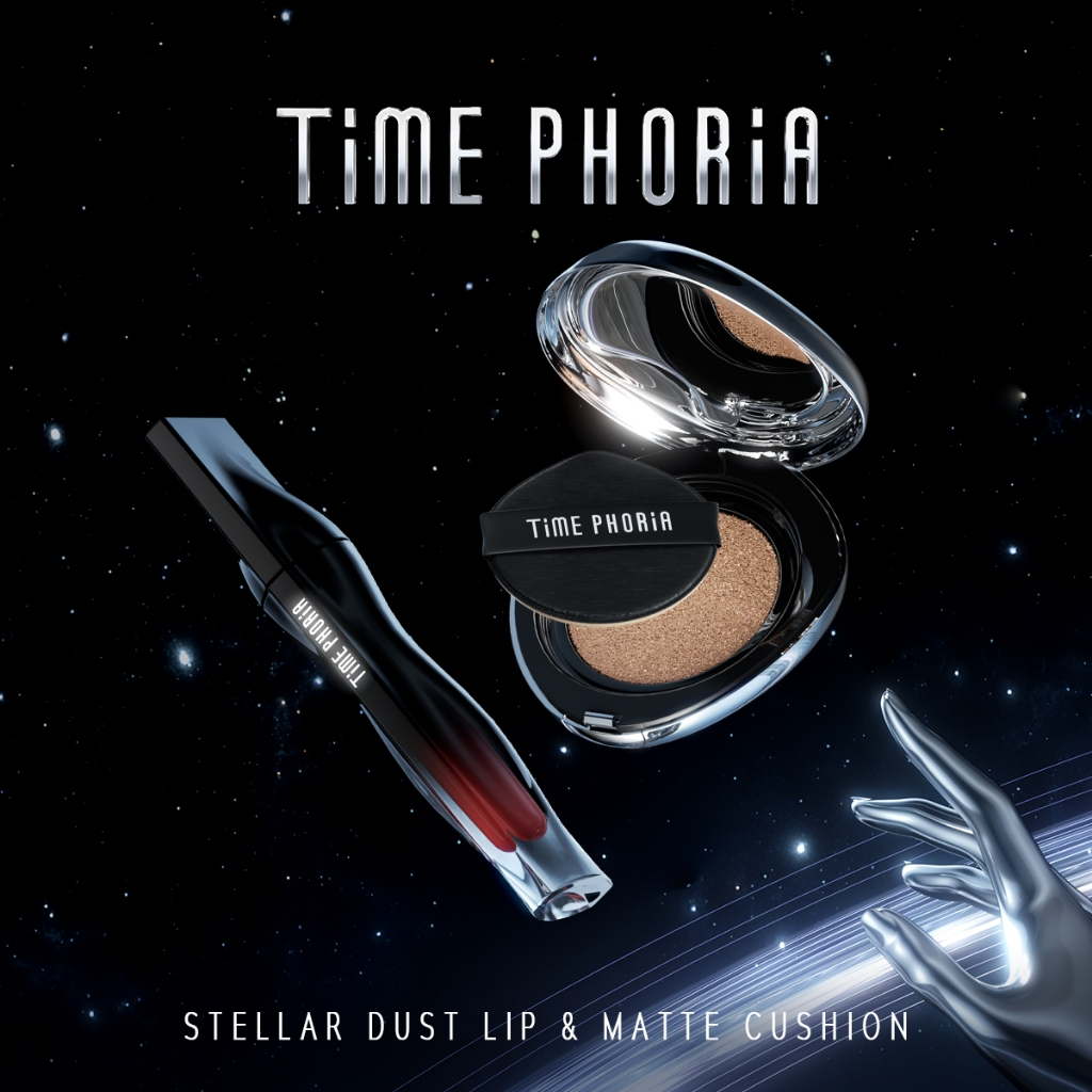 [Set] Time Phoria Stellar Dust Lip Stain | Timeless Lumina Matte Perfection Cushion