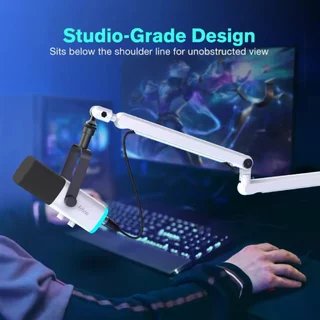 FIFINE BM88 ขาตั้งไมค์ Low-Profile Microphone Arm Stand แข็งแรง ปรับมุมอิสระ ประกันศูนย์ไทย