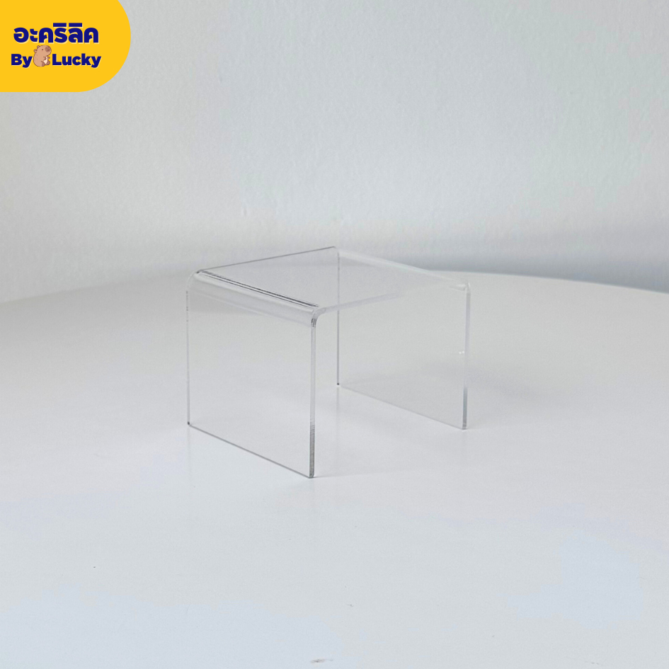 แท่นวางอะคริลิคใส ตัว U ชั้นอะคริลิค วางโมเดล วางสินค้า หนา 3 มม. SIZEW10 x L10 x H8 CM. – PD028 ราคา ถูกที่สุด ดีลบีเคเค แกลเลอรีภาพที่ 5
