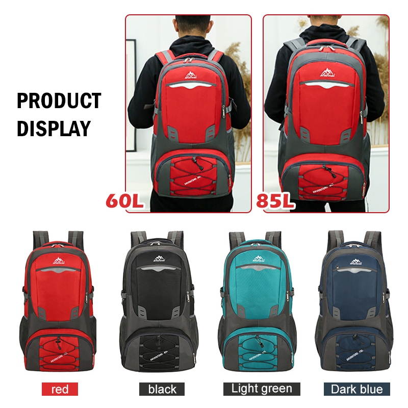 กระเป๋า กระเป๋าเป้สะพายหลัง กระเป๋าเป้สะพายหลังกลางแจ้งเดินทาง 60L / 85L Traveler Backpack