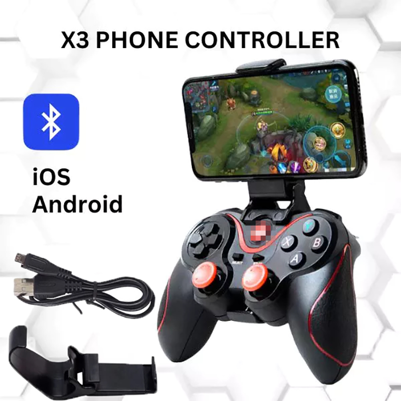 BW Tool  X3 Bluetoothจอยเกมไร้สาย จอยเกมส์ คอนโทรลเลอร์ บลูทูธ คอนโทรลเลอร์เกมไร้สาย พร้อมที่ใส่โทรศัพท์ - รูปที่ 5