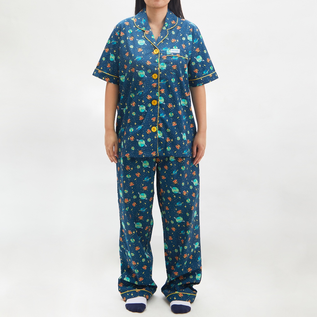 PAUL FRANK ชุดนอนกางเกงขายาวใส่ได้ทั้งชายและหญิง GALAXY PANTS SET 2025
