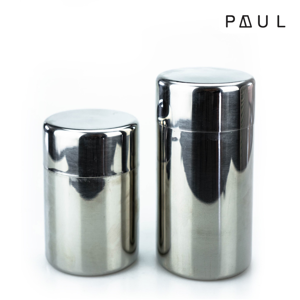 กระปุกชาสแตนเลส ฝา2ชั้น กระปุกเก็บชา กรุปุกใส่ชา กระป๋องเก็บชา ใบชา ผงชา มัทฉะ ช่วยยืดยายุชา - รูปที่ 7