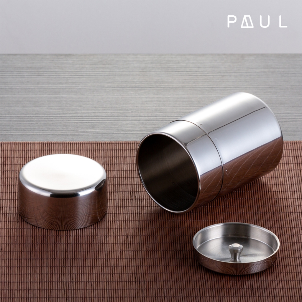 กระปุกชาสแตนเลส ฝา2ชั้น กระปุกเก็บชา กรุปุกใส่ชา กระป๋องเก็บชา ใบชา ผงชา มัทฉะ ช่วยยืดยายุชา - รูปที่ 5