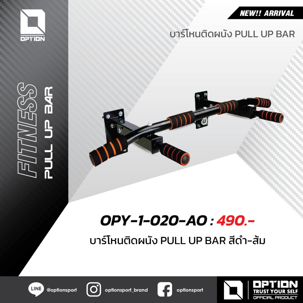PULL UP BAR บาร์โหนติดผนัง OPY-1-020