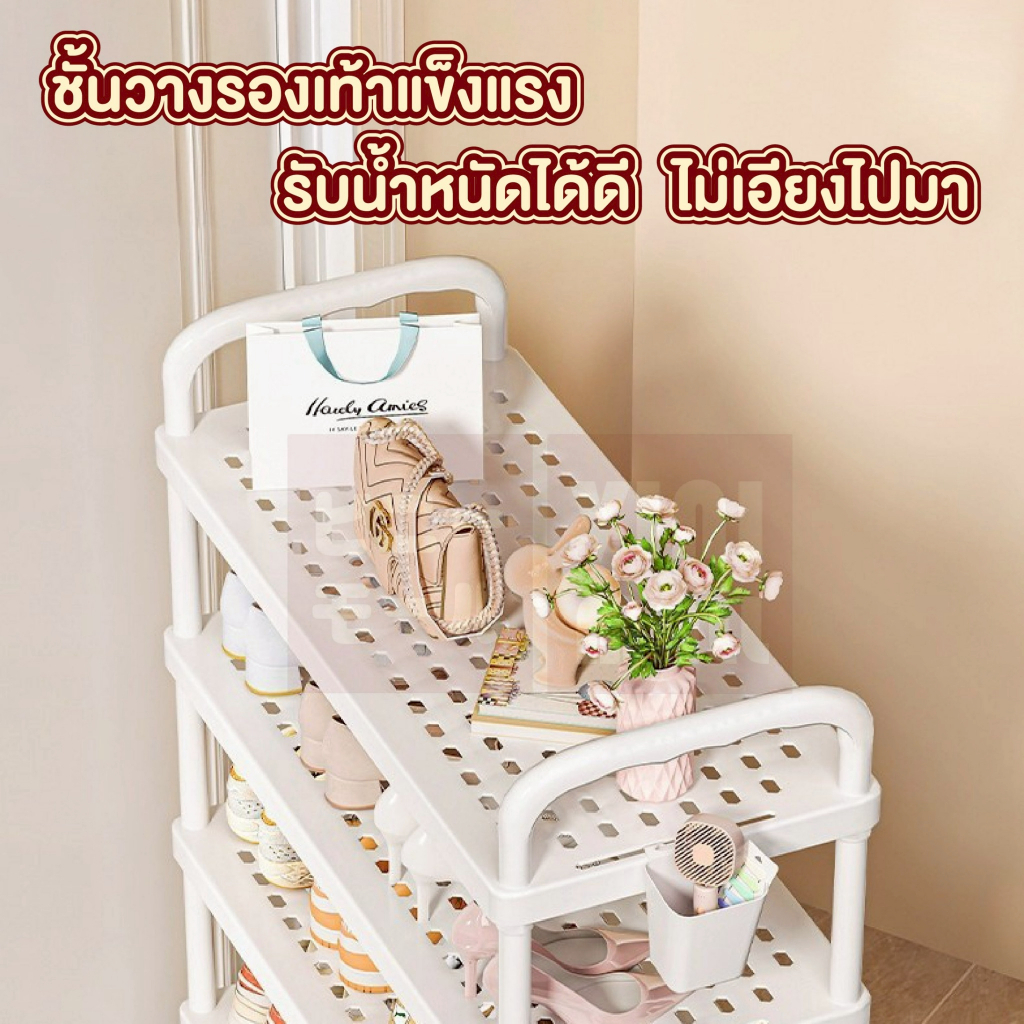 【VINIMALL คุณภาพดี】CTN6003 ชั้นวางรองเท้า4 ชั้น แข็งแรง รับน้ำหนักได้ดี จัดระเบียบหน้าบ้าน S20 ราคา ถูกที่สุด ดีลบีเคเค แกลเลอรีภาพที่ 3