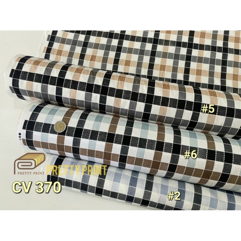 แคนวาส8ออนซ์พิมพ์ลาย CV 370(ขายเป็นหลา)