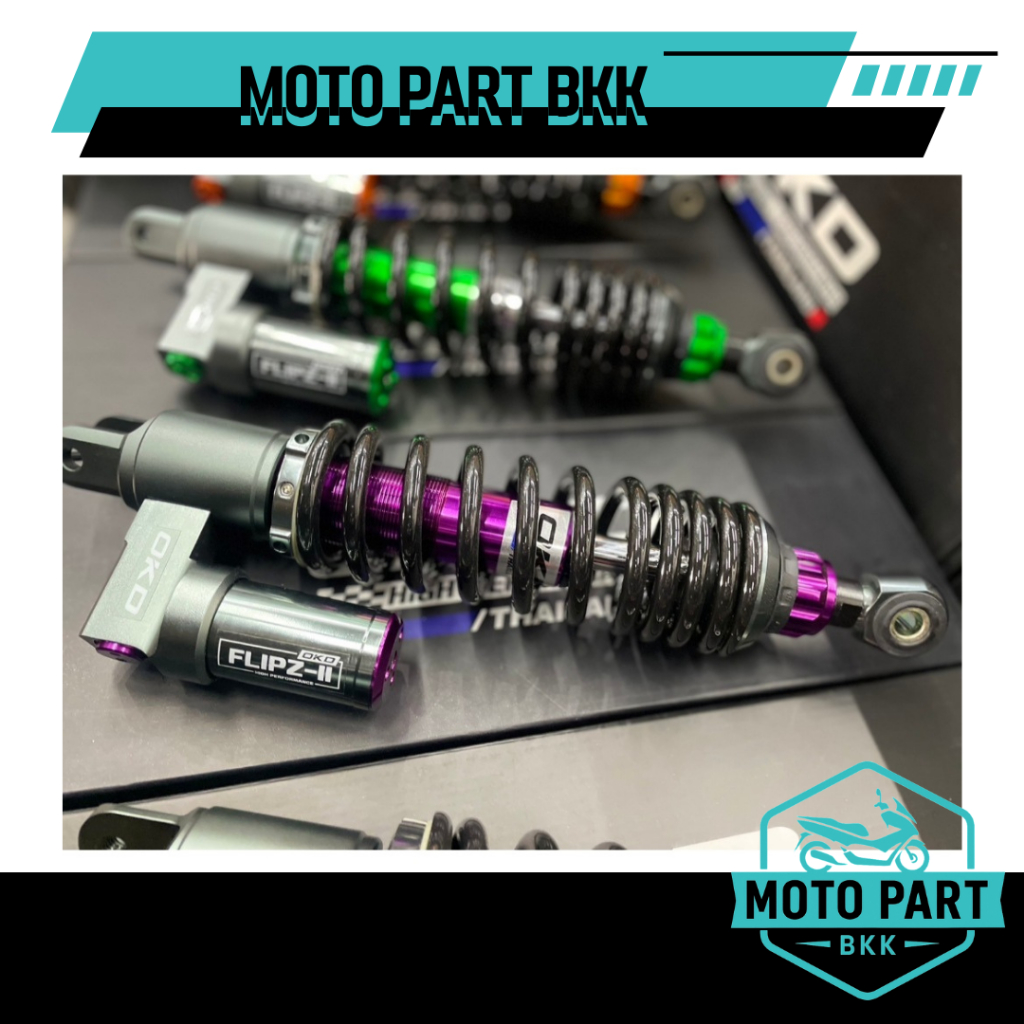 โช้คหลัง OKD Giorno รุ่น FLIPZ-II ปรับ2จุด Lead125/Grand-filano 320mm จีออโน่ หรีด แกรนด์ฟิลาโน่ - รูปที่ 3