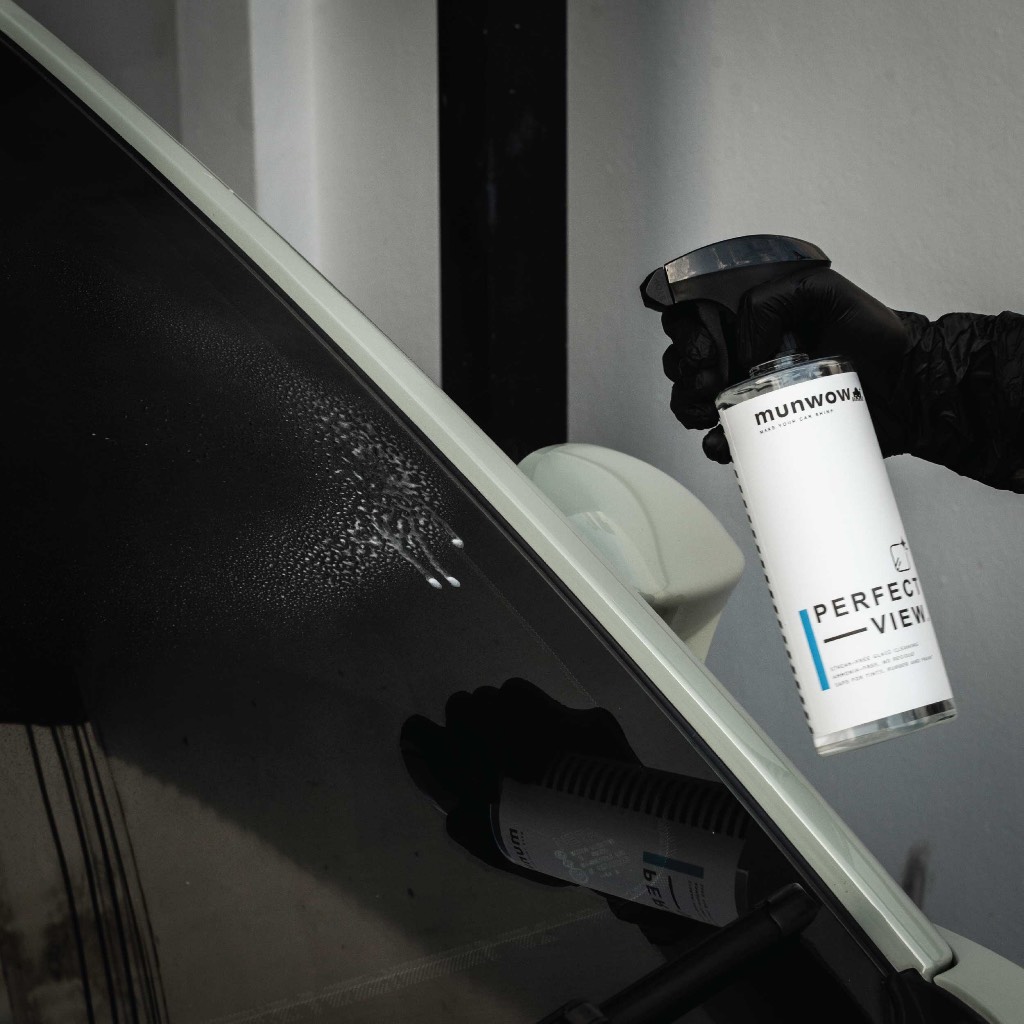 Munwow perfect view (น้ำยาทำความสะอาดกระจกรถยนต์โดยเฉพาะ ปลอดภัยกับขอบยางและสีรถ) - รูปที่ 5