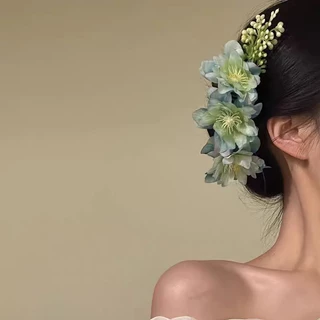 Lunar Blossom🌸กิ๊บติดผมลายดอกไม้🌸กิ๊บดอกไม้สไตล์โดปามีน สีสันสดใส พร้อมส่งจากไทย