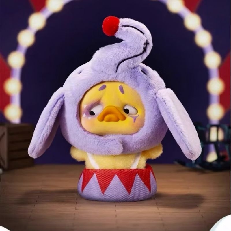 พร้อมส่ง🇹🇭✨️เช็คการ์ด✨️1983 pocket Upsetduck V4 blindbox  Pretending to be a lucky duck Toy Figures