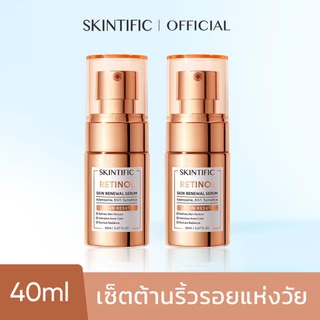 SKINTIFIC 2pcs Serum เซรั่มชะรอวัย เซรั่มลดสิว 5X เซราไมด์