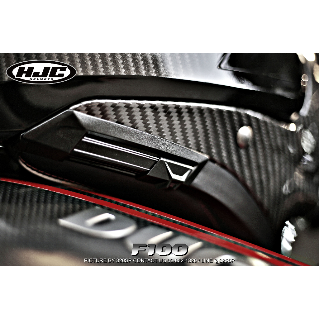 หมวกกันน็อคยกคาง HJC รุ่น F100 CARBON ของแท้!! ส่งไว!! - รูปที่ 6