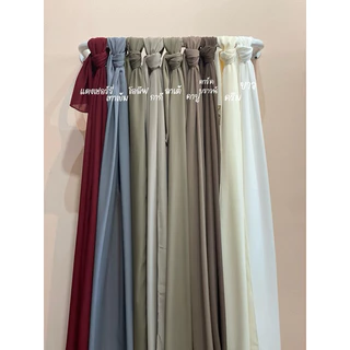 ผ้าพันยาวชีฟองพรีเมี่ยม Premium Chiffon ขนาด 185*70