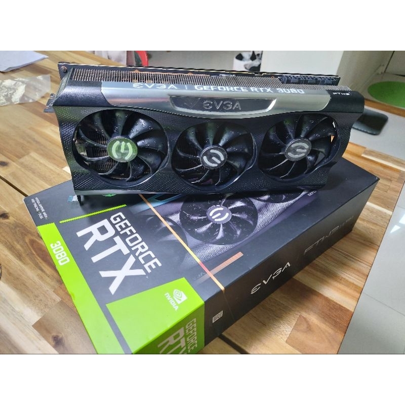 EVGA RTX3080 FTW3 ULTRA GAMING 10GB GDDR6X 320 BIT มือสอง พร้อมกล่อง