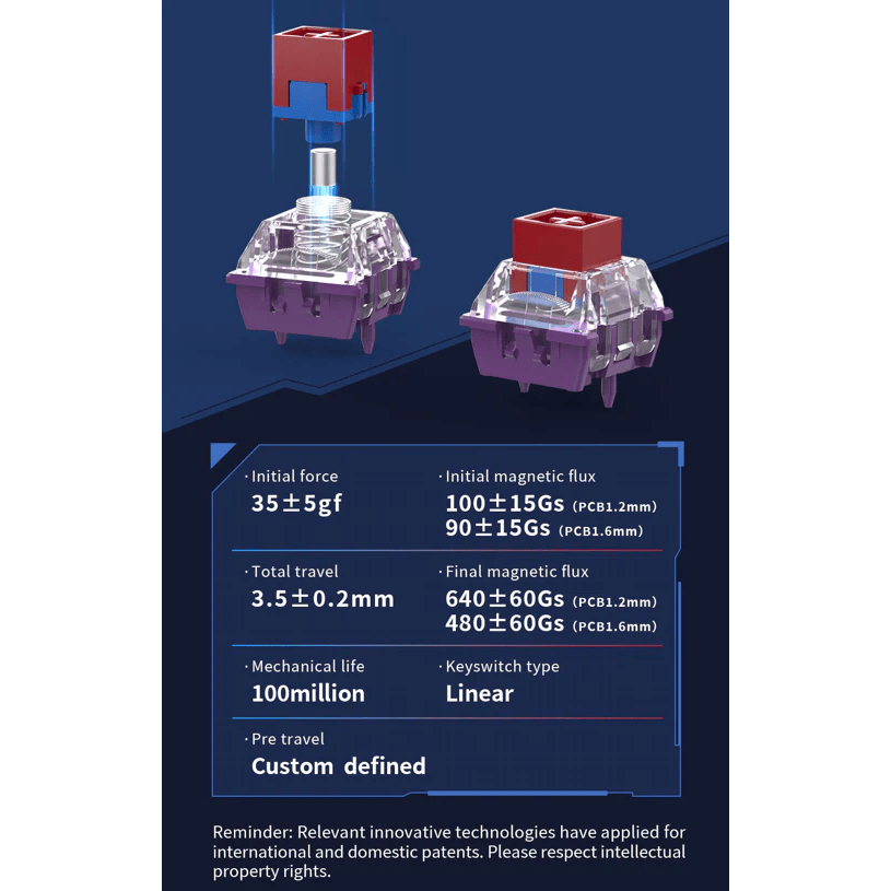 TTC KOM Magneto Gaming Magnetic Switches (10 ตัว) | HE switch pre lube - รูปที่ 4