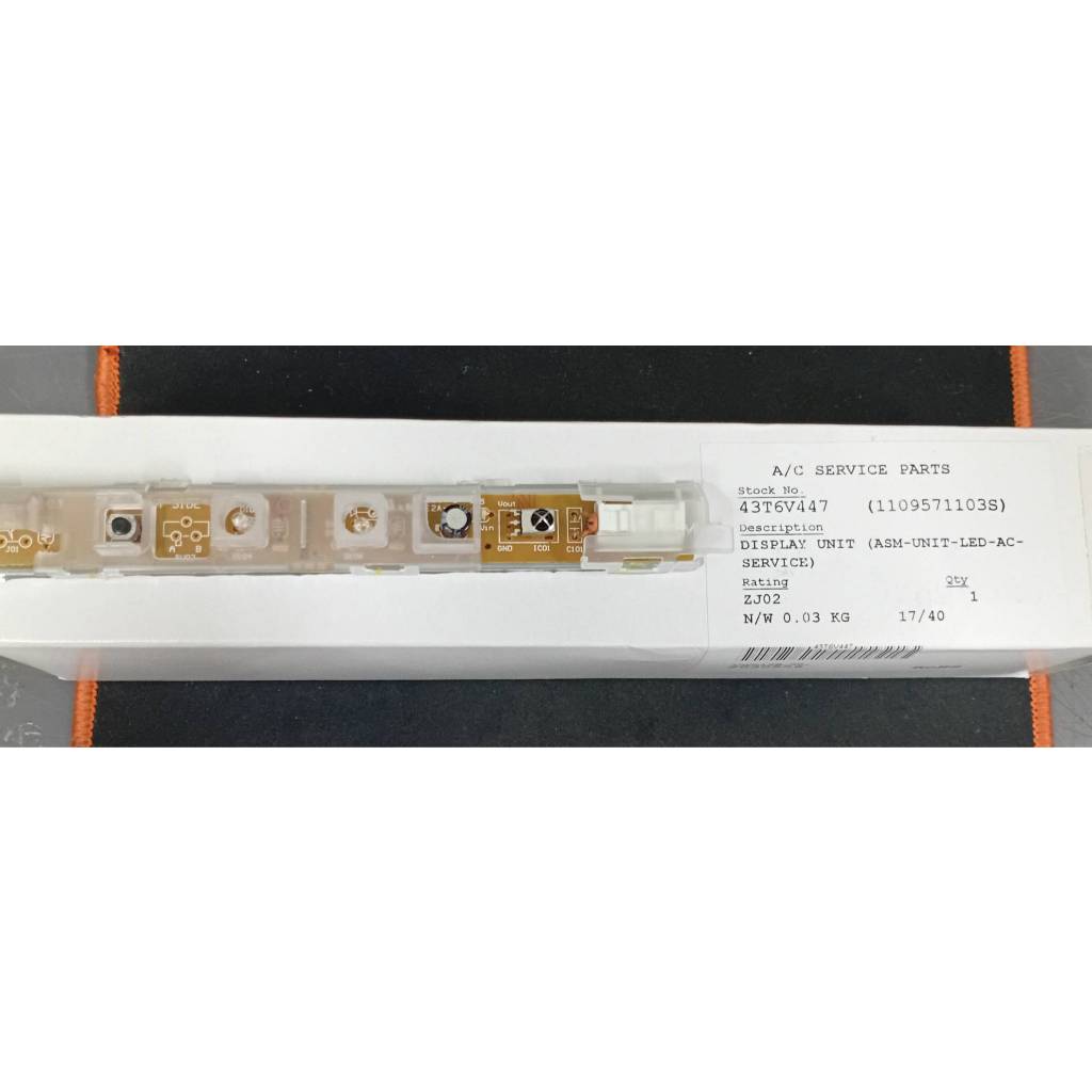 0036 ตัวรับสัญญาณรี โมท แผงรับสัญญาณ รุ่น 42TEVGB010-703 42TSR007-703 RAS-10U2KCV2G-T พาร์ท  43T6V44