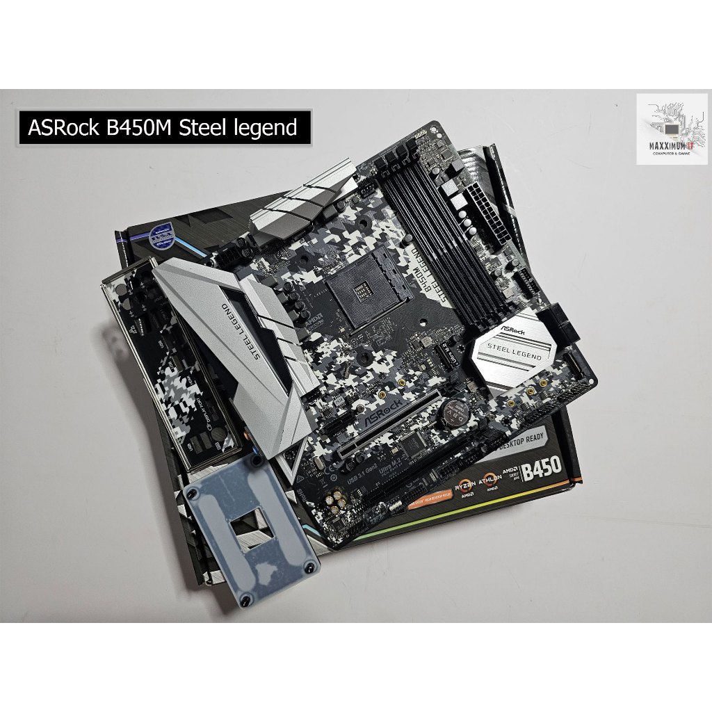 MAINBOARD (เมนบอร์ด) AM4 B450M (มือสอง)