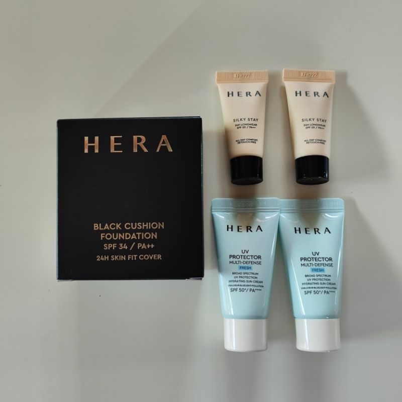 ไลฟ์โค้ดโหด 30-50% 100-160 (กดจาก HERA Thailand) Tester รองพื้น Hera Silky Stay Foundation/ กันแดด ส