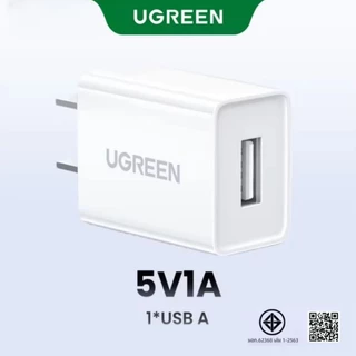 ของแท้💯 UGREEN 5W หัวชาร์จเร็ว 5V1A USB Charger สำหรับ ชาร์จมือถือ แท๊บเล็ต และกล้องวงจรปิด ทุกรุ่น