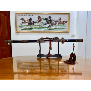 (Pre-order/สั่งทำ) กระบี่จีน ทรงราชวงศ์ถัง ไม้มะเกลือดำ(รายล…