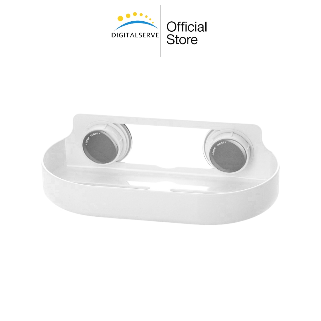ตะแกรงวางของ ติดง่าย ไม่ต้องเจาะ ตัวล๊อคสูญญากาศ DeHUB Mini Shelf 220 - S40 super suction