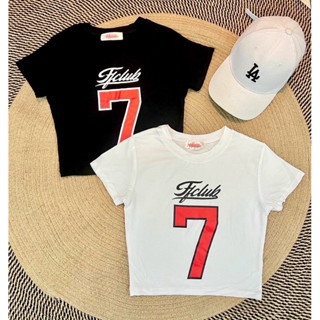 เสื้อคอกลมแขนสั้น พิมพ์ลายแฟชั่นสุดเท่ห์🏁