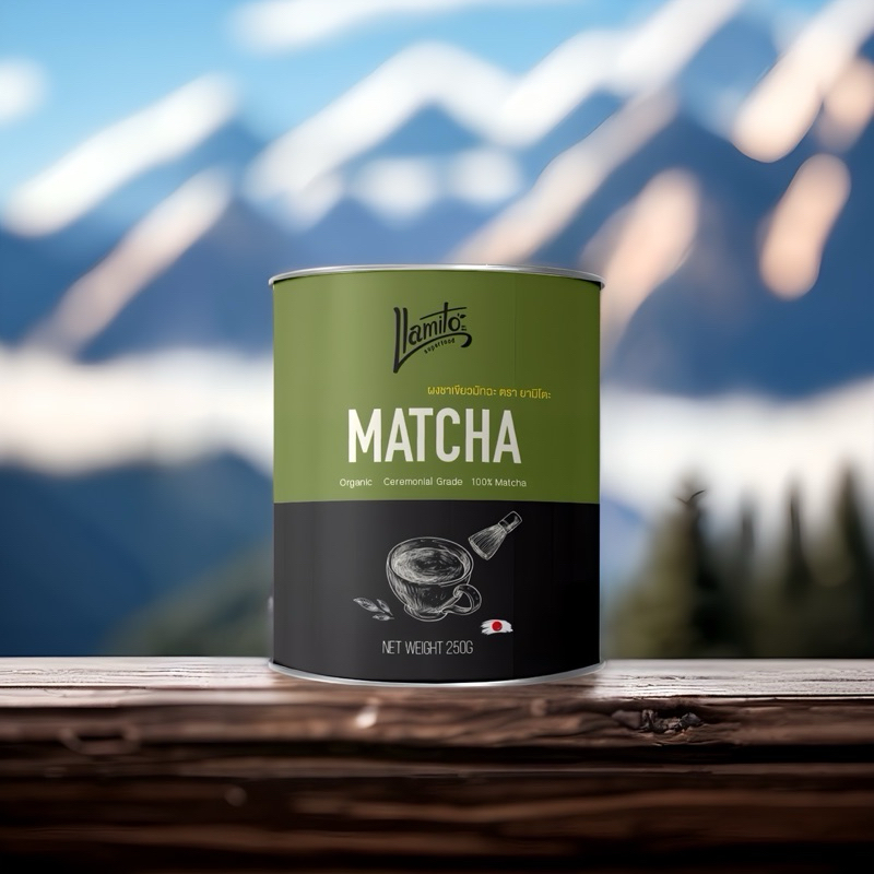 Llamito Organic Matcha powder แท้ 100% มัทฉะ ออร์แกนิคพรีเมี่ยม
