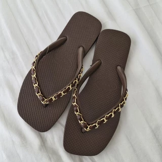 **ส่งด่วนภายในวัน** มีไซส์ใหญ่ 36-42 GOODDY รองเท้าแตะ รองเท้าแตะผู้หญิง หูหนีบ ใส่สบาย Goody