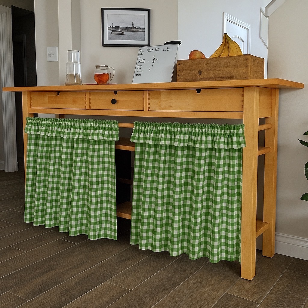 แนะนำ ผ้าม่าน ผ้าม่านเคาท์เตอร์ครัว แบบสอด ผ้าม่านลายสก็อตแบบสั้น น่ารักๆแบบญี่ปุ่น ผ้าม่านสั้นในครัว ผ้าม่านปิดซิงค์ ราคาพิเศษ มีเก็บเงินปลายทาง