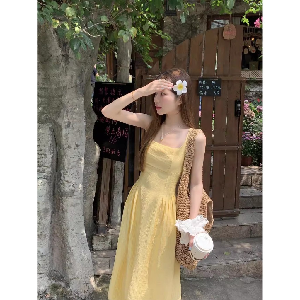 ชุดเดรสกระโปรงยาว ชุดเทียวทะเล มีพร้อมส่งจากไทย - รูปที่ 5