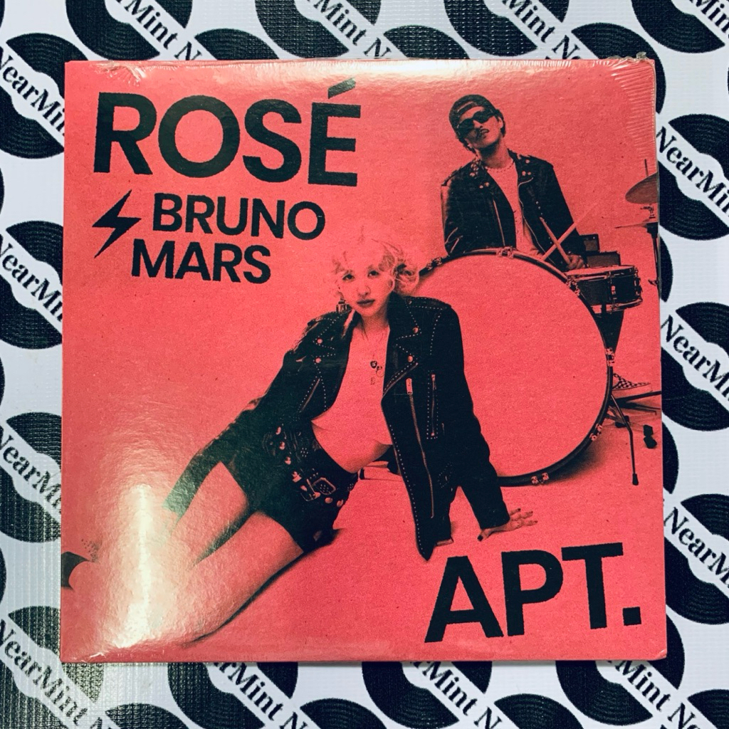 แผ่นเสียง[สีชมพู] ROSÉ & Bruno Mars - "APT." 7 inch single vinyl