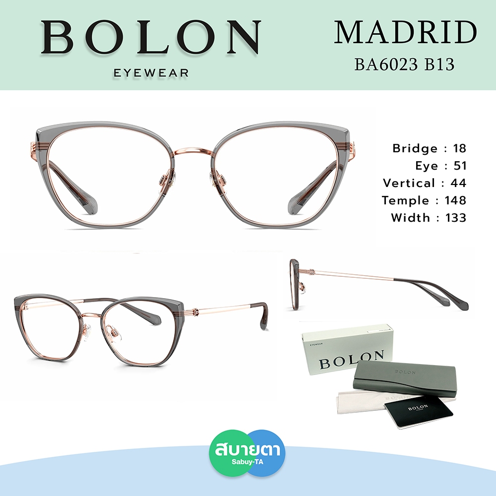 กรอบแว่น BOLON BA6023 MADRID