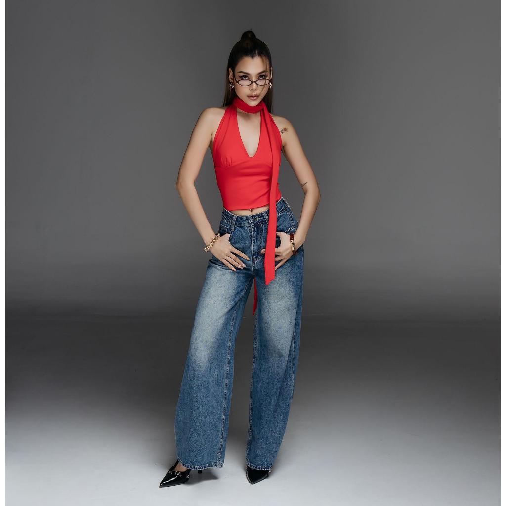 B&B CLOTHING - Glamor Top เสื้อคล้องคอ สาวแกรมสุดเก๋ !