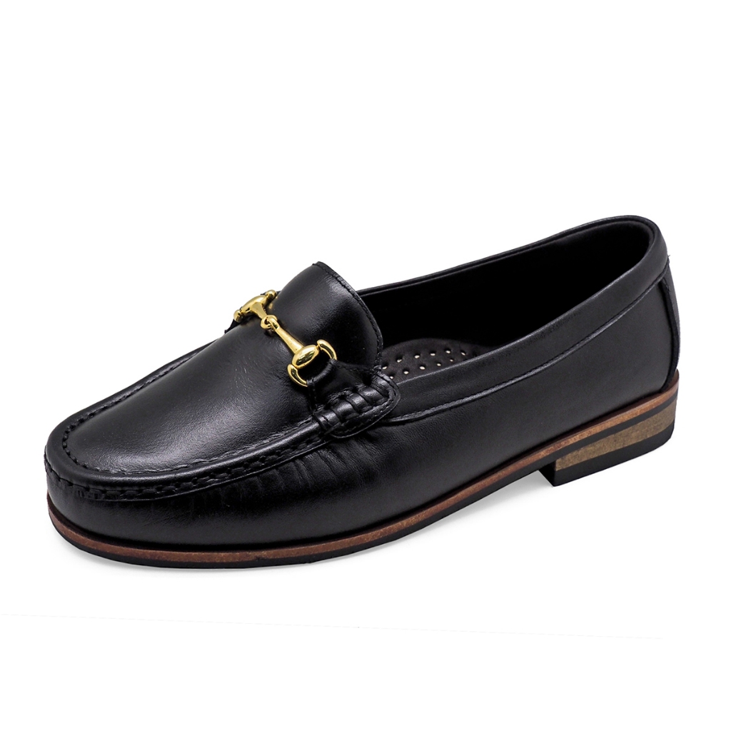 TAYWINแท้ เทวินทร์แท้ รองเท้าคัทชูส้นแบน SY-09 Size35-41 หนังนิ่มสีดำ