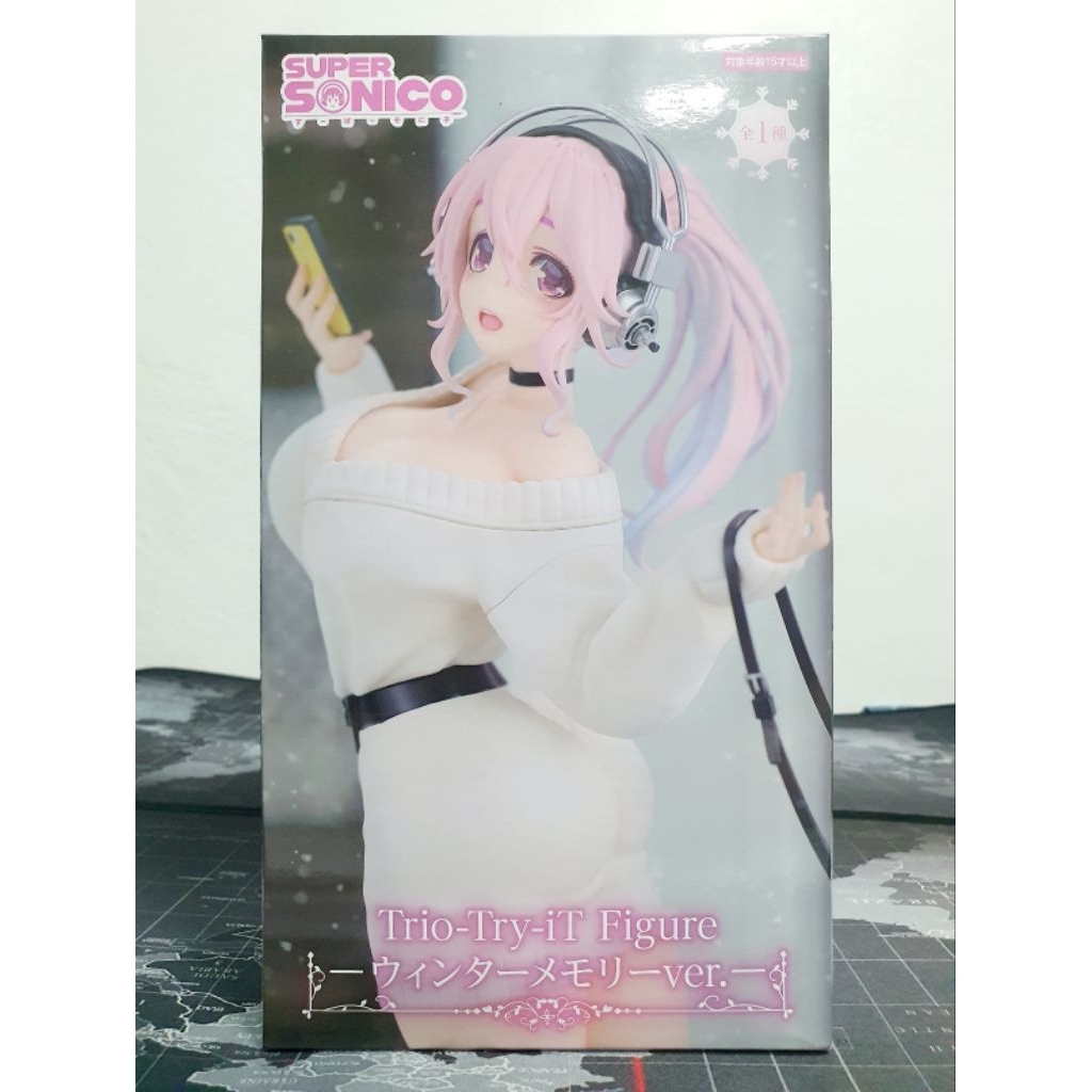 [ของแท้] Super Sonico (Winter Memory ver.) - Trio-Try-iT Figure , Furyu (Super Sonico)