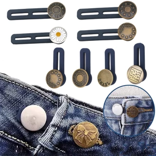ของมาใหม่！กระดุมขยายเอวกางเกงยีนส์ 1ชิ้น กระดุม1.7CM ขยายเอวกางเกง ที่ปรับเอว
