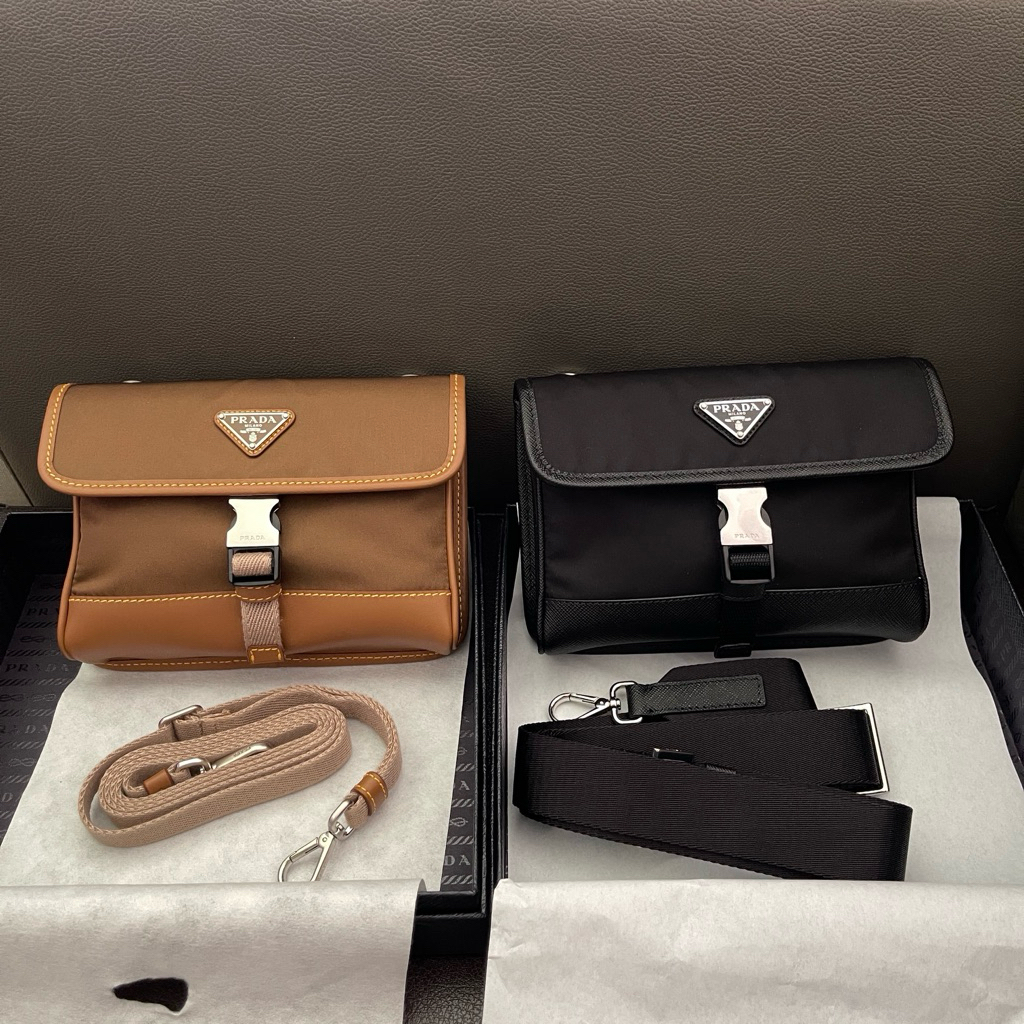 🔥พร้อมส่ง🔥 New Prada Re-Nylon 2ZH108 phone bag ของแท้100%