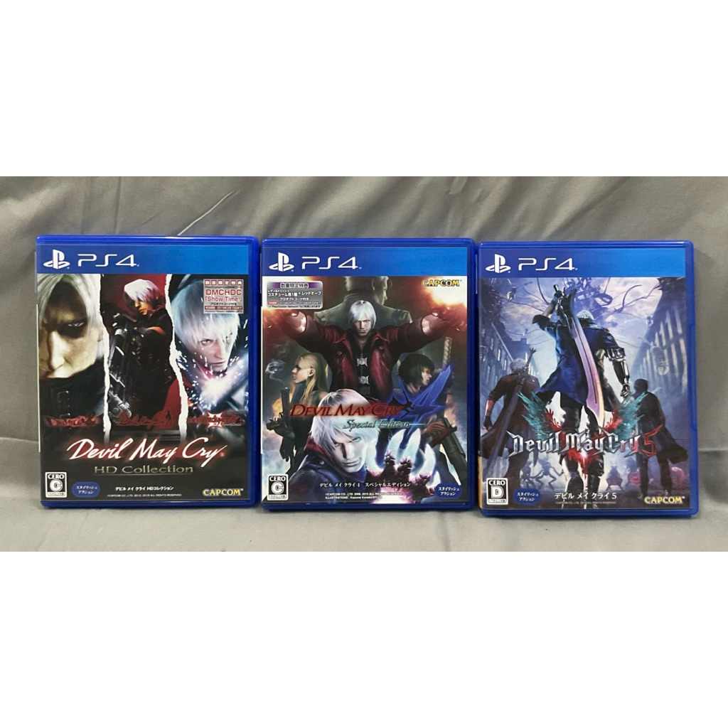 แผ่นแท้ [PS4/PS5] รวมทุกภาค Devil May Cry (Japan) (EN : Unsupport) DevilMayCry DMC V 4 IV HD Collect