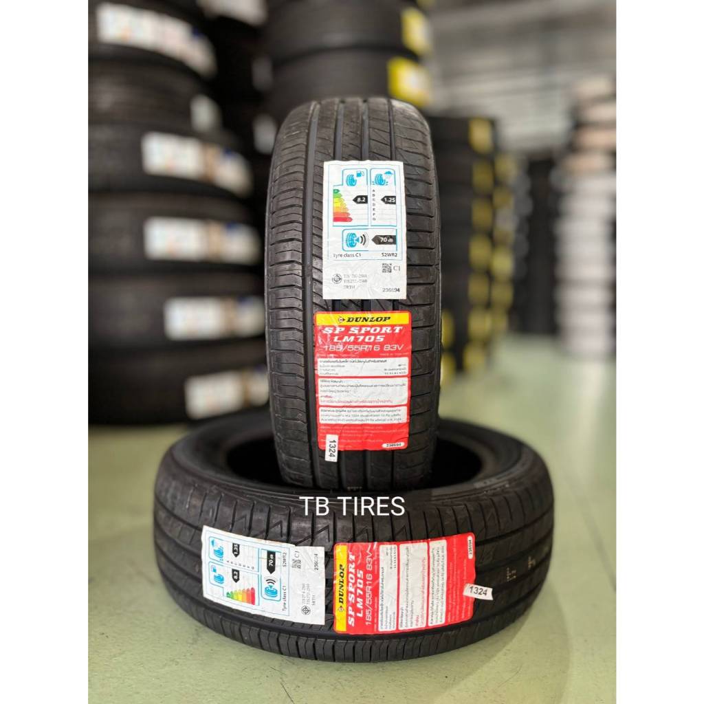 ยางรถยนต์ 185/55R16 SPORT LM705 // DUNLOP (ยางใหม่ปี 2024)