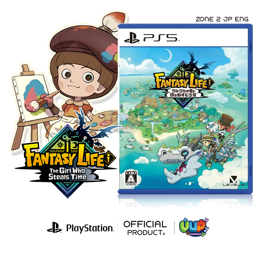 [พร้อมส่ง] PS5 : Fantasy Life i: The Girl Who Steals Time Zone 2 JP ENG Playstation 5